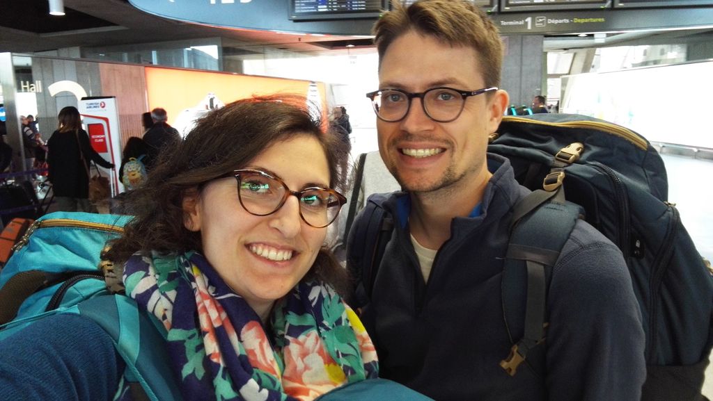Selfie-sac à dos de rigueur.