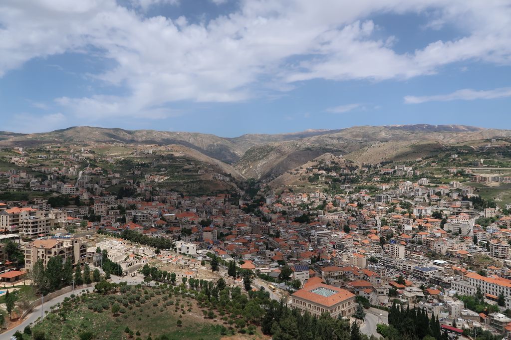 Vue panoramique de Zahle.