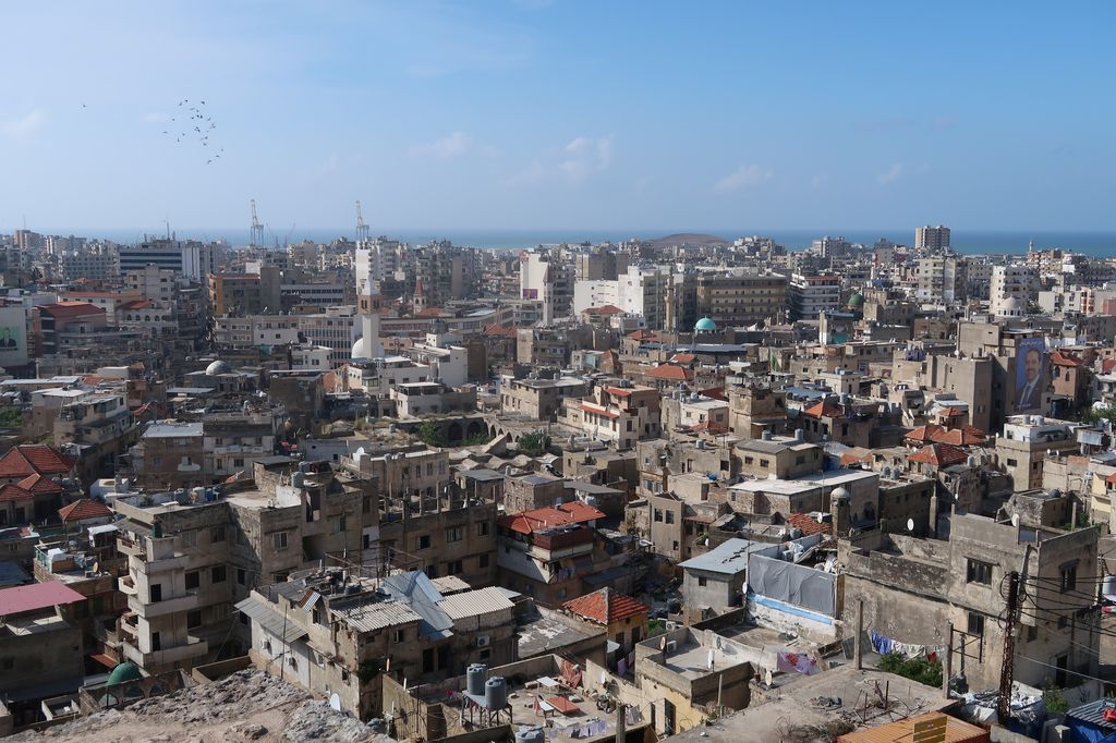 Vue sur Tripoli depuis le château Saint Gilles.