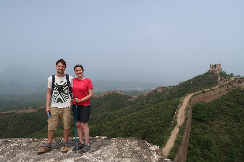 Debout sur la muraille de Chine, un moment dont on se souviendra longtemps.