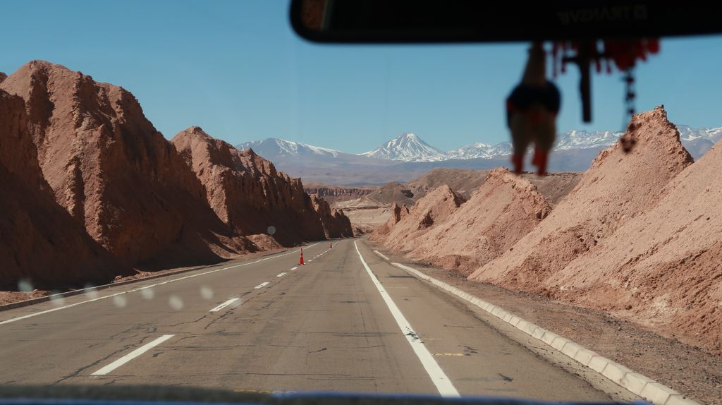 L'arrivée à San Pedro de Atacama et sa rangée de 