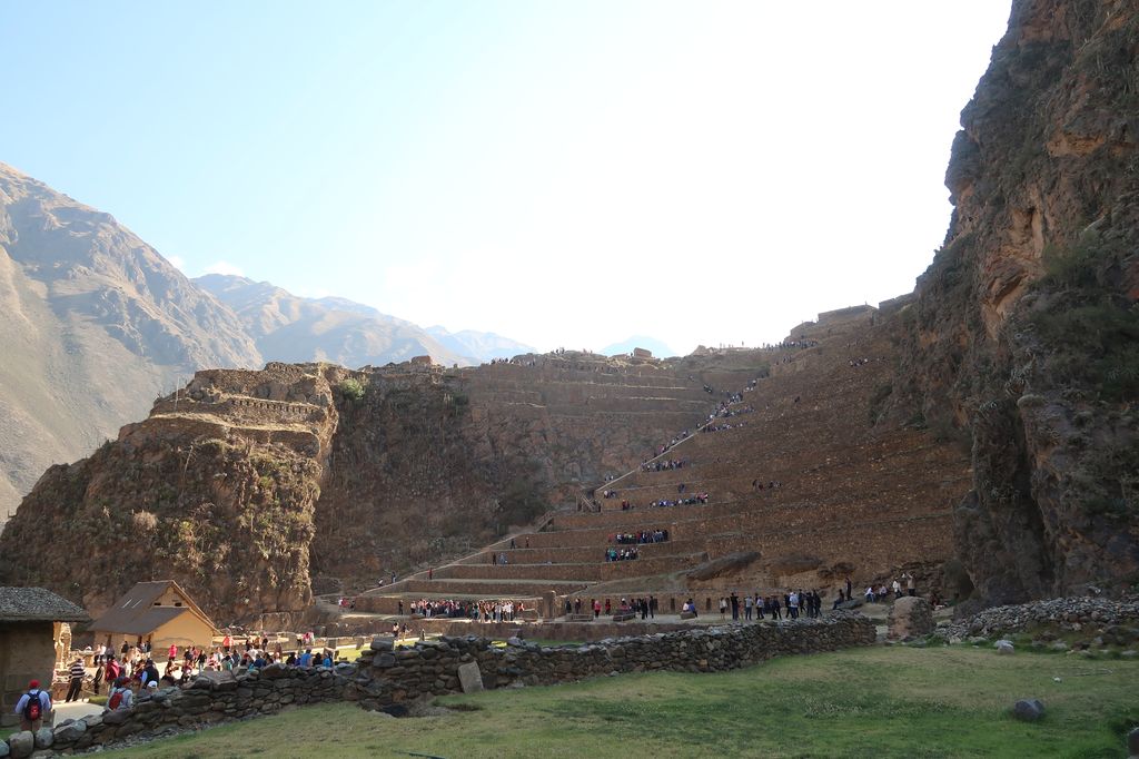 Une partie du site impressionnant d'Ollantaytambo.