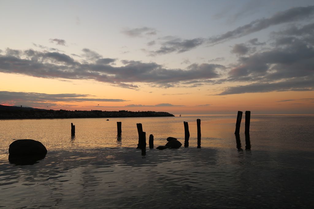 Lever de soleil.